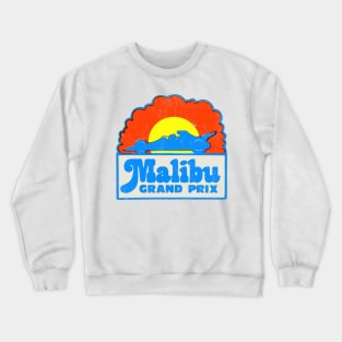 Malibu Grand Prix 70s Aesthetic Crewneck Sweatshirt